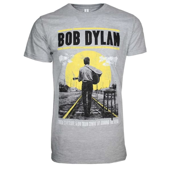 Bob Dylan Unisex vuxen Slow Train T-shirt i bomull