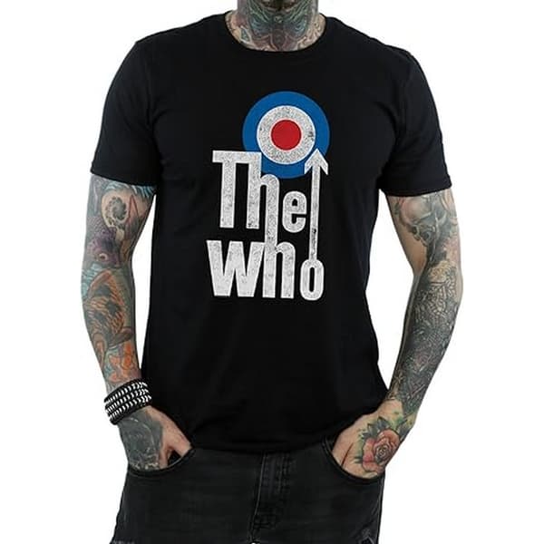 The Who Unisex vuxen t-shirt i bomull med förhöjt mål