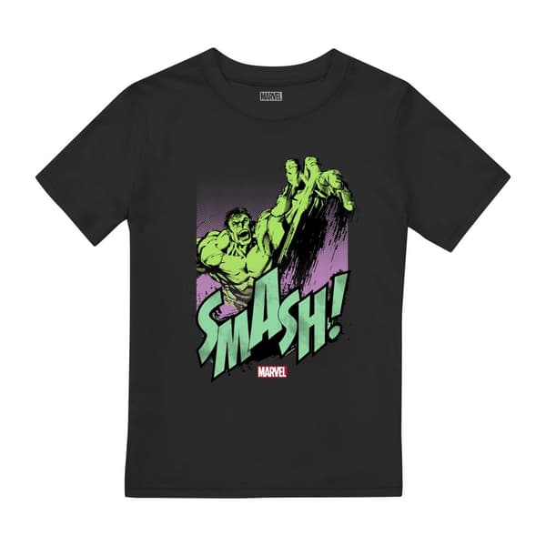 Hulk Childrens/Kids Gamma Smash T-Shirt Black 5-6 Years
