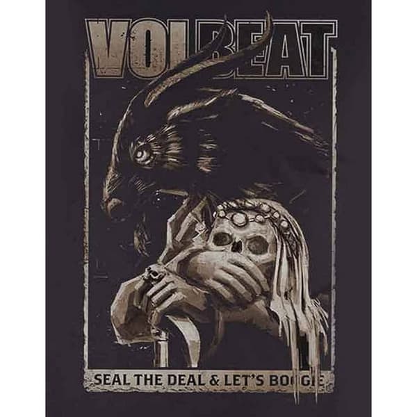 Volbeat Unisex Adult Boogie Goat Cotton T-Shirt