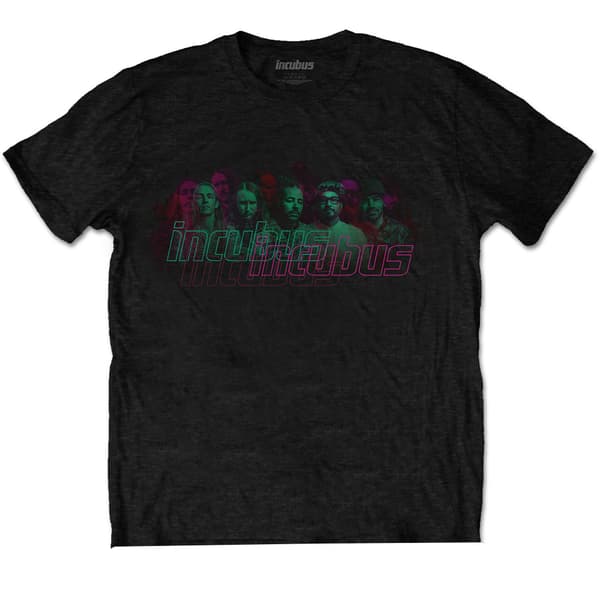 Incubus Unisex Adult 17 Tour Back Print Cotton T-Shirt Black XXL