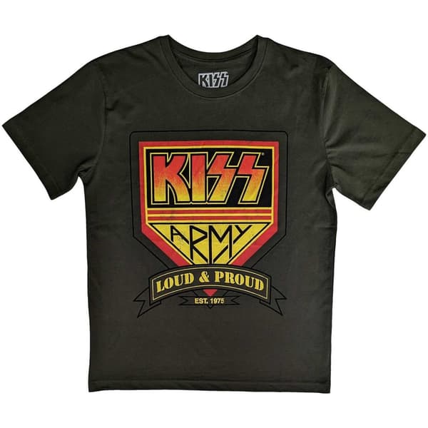 Kiss Unisex Adult Loud & Proud Cotton T-Shirt