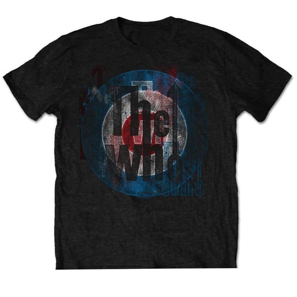 The Who Unisex vuxen Target T-shirt i bomull med textur