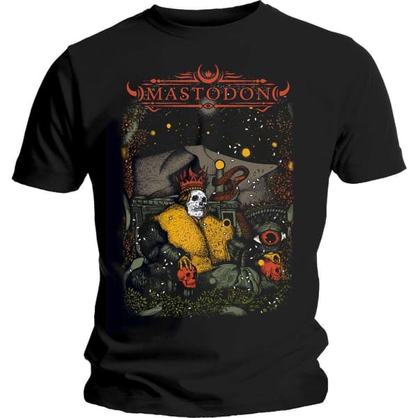 Mastodon Unisex vuxen sittande suverän t-shirt i bomull