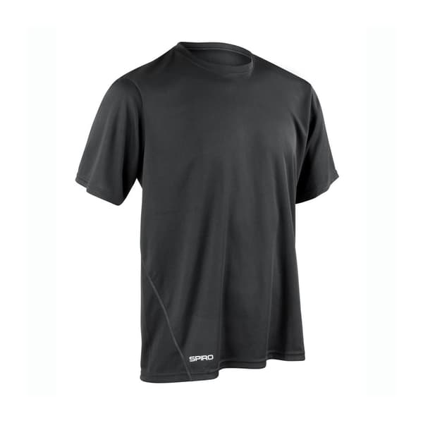 Spiro Mens Quick Dry Short-Sleeved T-Shirt