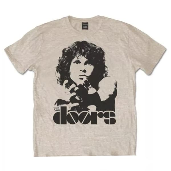 The Doors Unisex Adult Break On Through Cotton T-Shirt Sand XXL