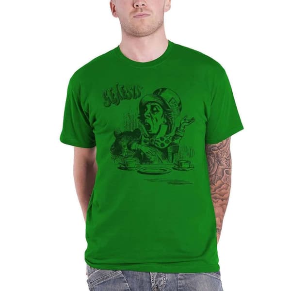 Genesis Unisex Adult Mad Hatter Cotton T-Shirt Green M