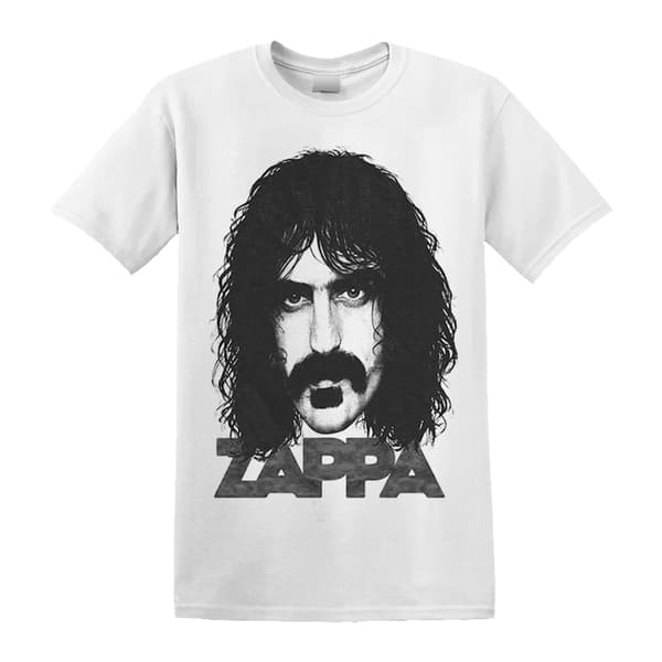 Frank Zappa Unisex vuxen t-shirt i bomull med stort ansikte