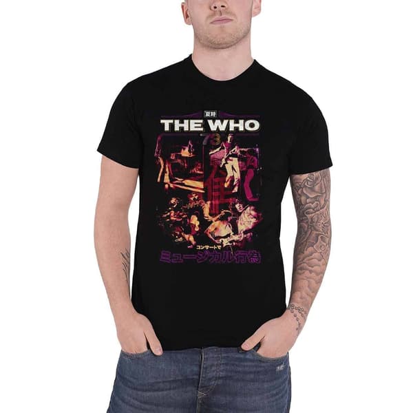 The Who Unisex Adult Japan ´73 Cotton T-Shirt
