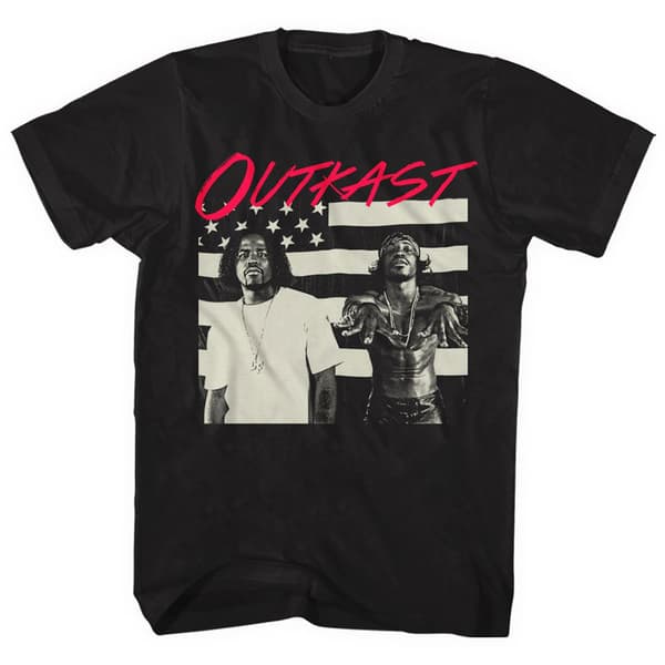 Outkast T Shirt Azul Box Band Logo Nuevo Oficial De Los Hombres Size XXL