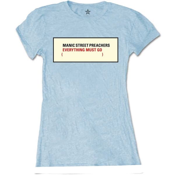 Manic Street Preachers Dam/kvinn Everything Must Go - T-shirt i bomull