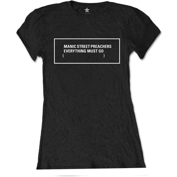 Manic Street Preachers Dam/kvinn Everything Must Go - T-shirt i bomull