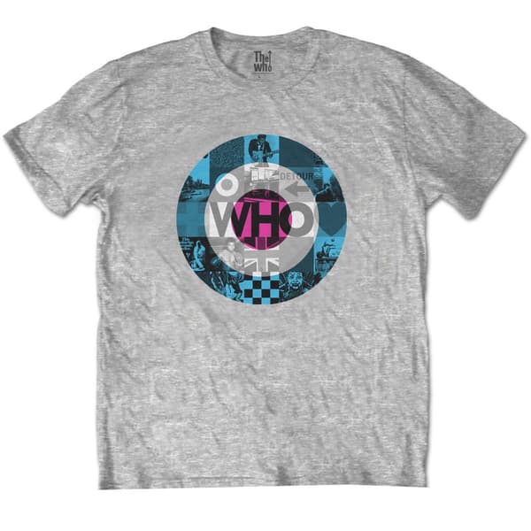 The Who Unisex Adult Target Blocks Cotton T-Shirt