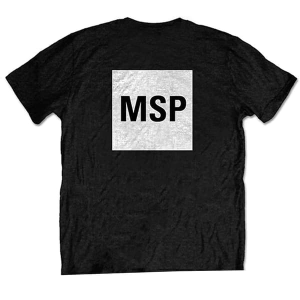 Manic Street Preachers Unisex vuxen t-shirt i bomull med blocklogga