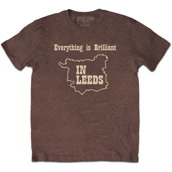 Kaiser Chiefs Unisex vuxen Everything Is Brilliant T-shirt i bomull