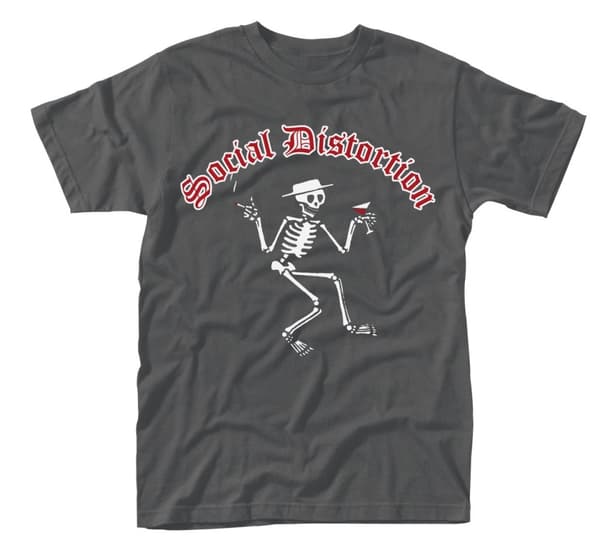 SOCIAL DISTORTION - T-SHIRT, SKELLY LOGO XL
