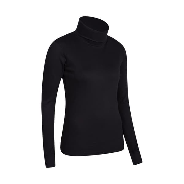 Mountain Warehouse Womens/Ladies Meribel Cotton Roll Neck Long-Sleeved Top