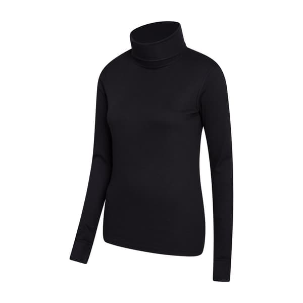 Mountain Warehouse Womens/Ladies Meribel Cotton Roll Neck Long-Sleeved Top