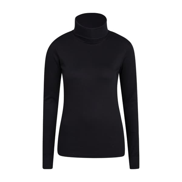 Mountain Warehouse Womens/Ladies Meribel Cotton Roll Neck Long-Sleeved Top