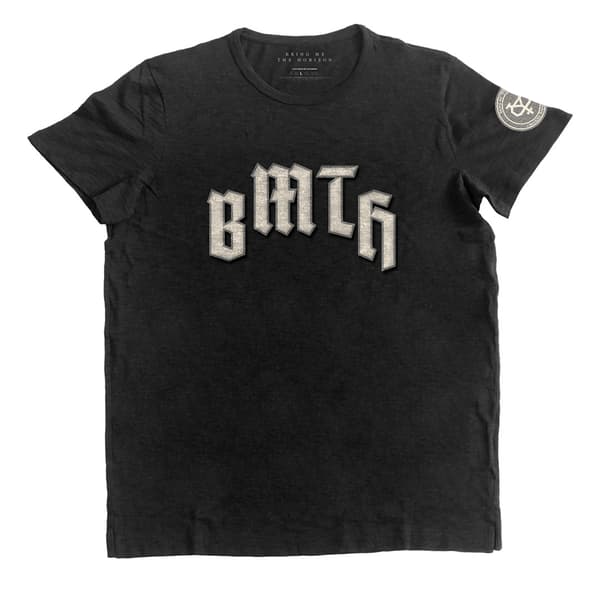 Bring Me The Horizon Unisex Adult Crooked Young Appliqué Cotton T-Shirt