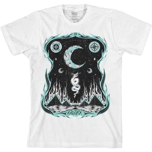 Gojira Unisex Adult Dragons Dwell Cotton T-Shirt
