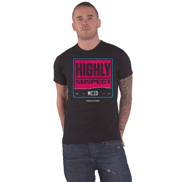 Highly Suspect Unisex Adult Press Start Cotton T-Shirt Black M