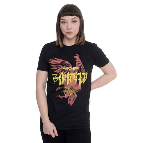twenty one pilots Unisex vuxen Bandito Bird T-shirt i bomull