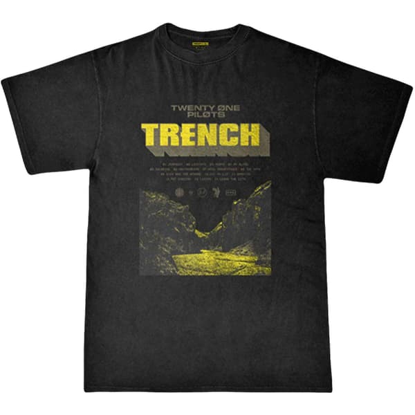 twenty one pilots Unisex Adult Trench Cliff Cotton T-Shirt