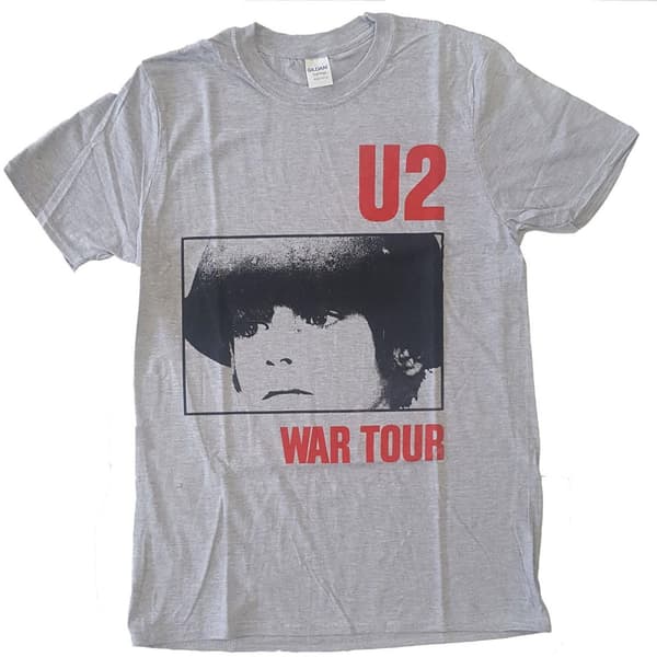 U2 Unisex vuxen War Tour T-shirt i bomull