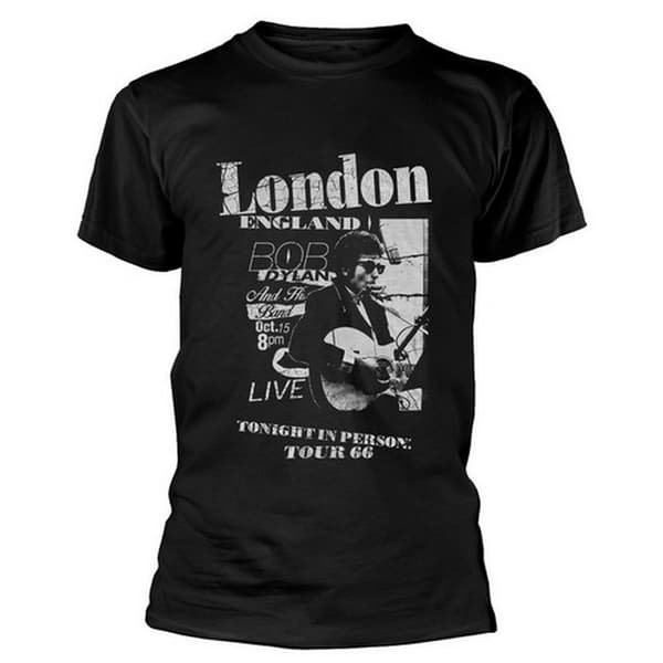 Bob Dylan Unisex Adult Scraps Cotton T-Shirt