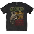 Miniatyrbild 1 av 3: Bob Marley Unisex vuxen Rastaman Vibration Tour 1976 T-shirt i bomull