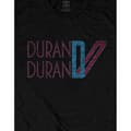 Miniatyrbillede 3 af 3: Duran Duran Unisex Adult Double Logo Cotton T-Shirt