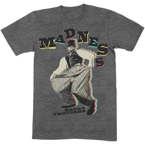 Madness Unisex Adult Baggy Trousers Heather T-Shirt