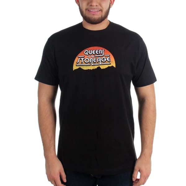 Queens Of The Stone Age Unisex Adult Sunrise Cotton T-Shirt Black S