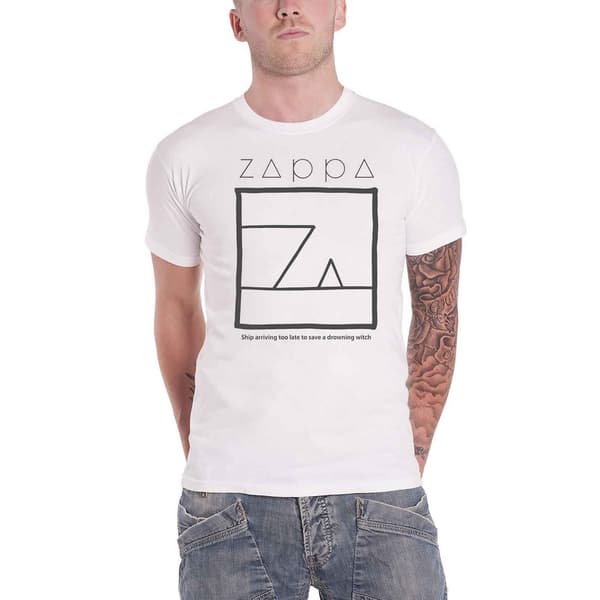 Frank Zappa Unisex vuxen Drowning Witch T-shirt i bomull