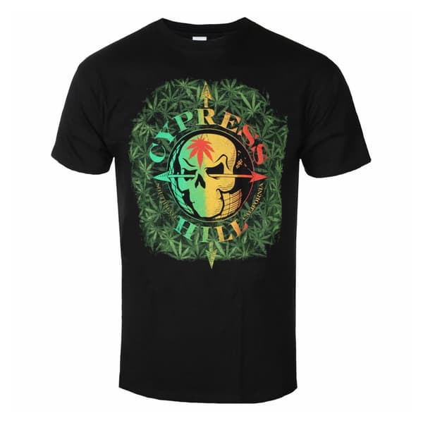 Cypress Hill Unisex Adult South Gate Leaves Cotton Logo T-Shirt