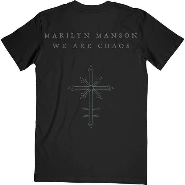 Marilyn Manson Unisex Adult We Are Chaos Cotton T-Shirt
