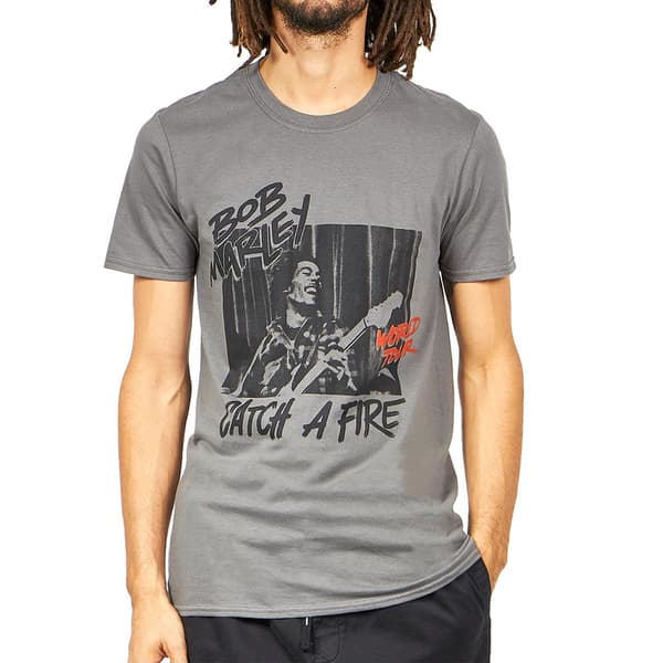 Bob Marley Unisex vuxen Catch A Fire World Tour T-shirt i bomull