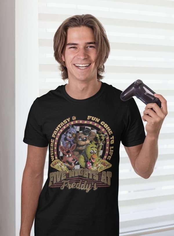 FNAF t-shirt med  Freddy Fazbear