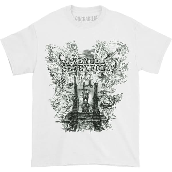 Avenged Sevenfold Unisex Adult Land of Cain Cotton T-Shirt
