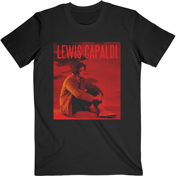 Lewis Capaldi Unisex vuxen Divinely Uninspired To A Hellish Extent T-shirt Black S