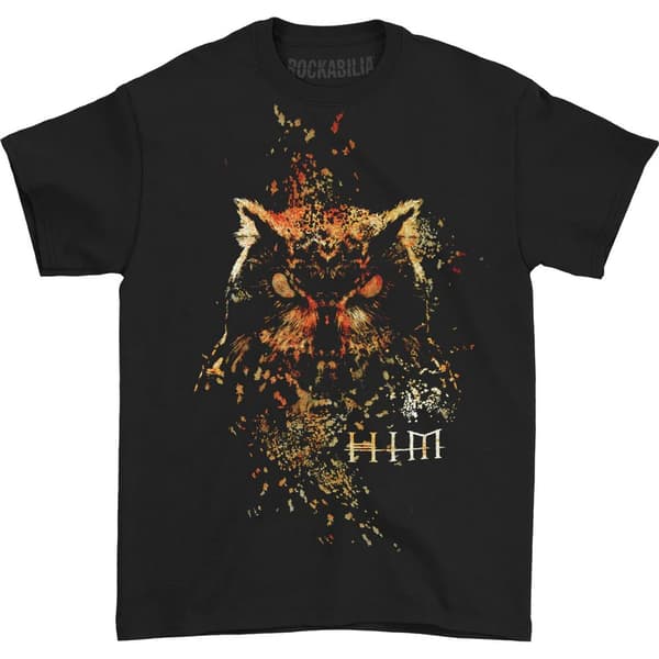 Him Unisex Adult Owl Cotton T-Shirt