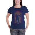 Miniatyrbild 1 av 2: Janis Joplin Dam/Tjej - Paisley T-shirt i bomull