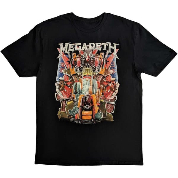 Megadeth Unisex Adult Budokan Cotton T-Shirt