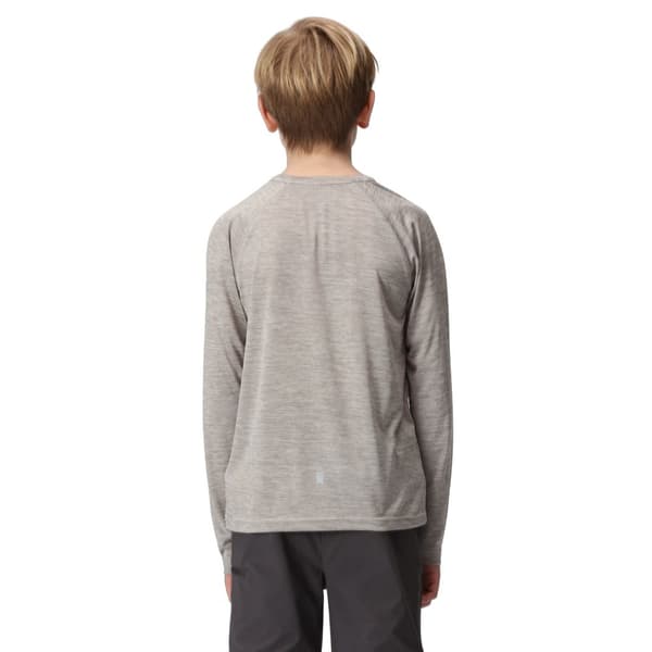 Regatta Childrens/Kids Burnlee Cycling Marl Long-Sleeved T-Shirt