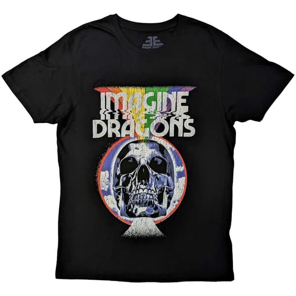 Imagine Dragons Unisex Adult Skull Cotton T-Shirt
