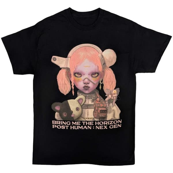 Bring Me The Horizon Unisex vuxen Post Human Nex Gen bomulls t-shirt