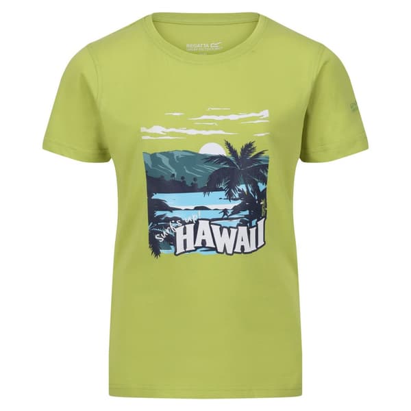 Regatta T-shirt för barn och ungdomar Bosley VI Hawaii Green Algae 11-12 Years