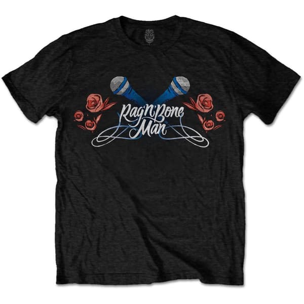 Rag´n´Bone Man Unisex Adult Mics & Roses Cotton T-Shirt