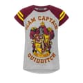 Miniatyrbillede 1 af 4: Harry Potter Girls Quidditch Team Captain Short-Sleeved T-Shirt